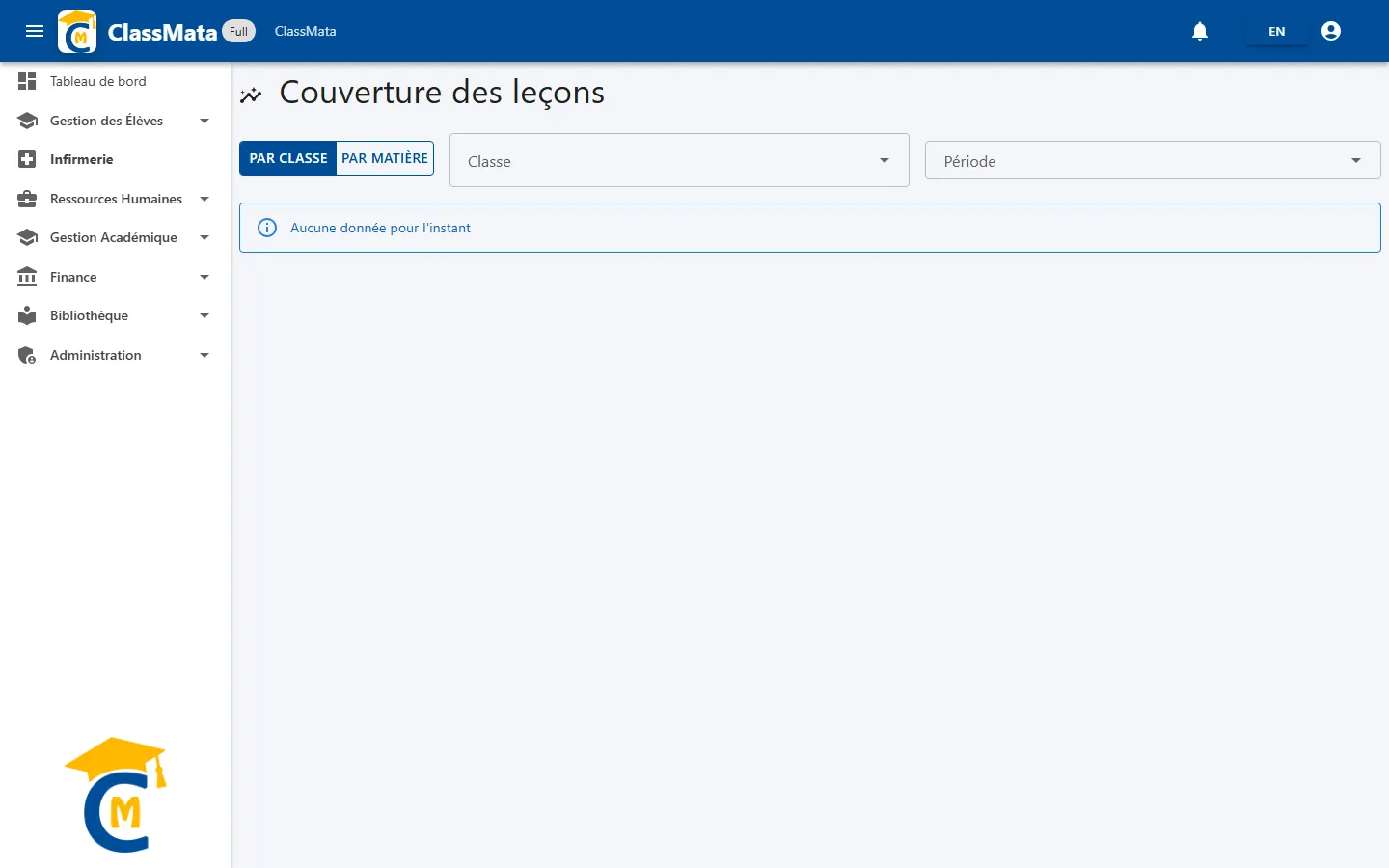 Page Couverture des leçons à l'ouverture